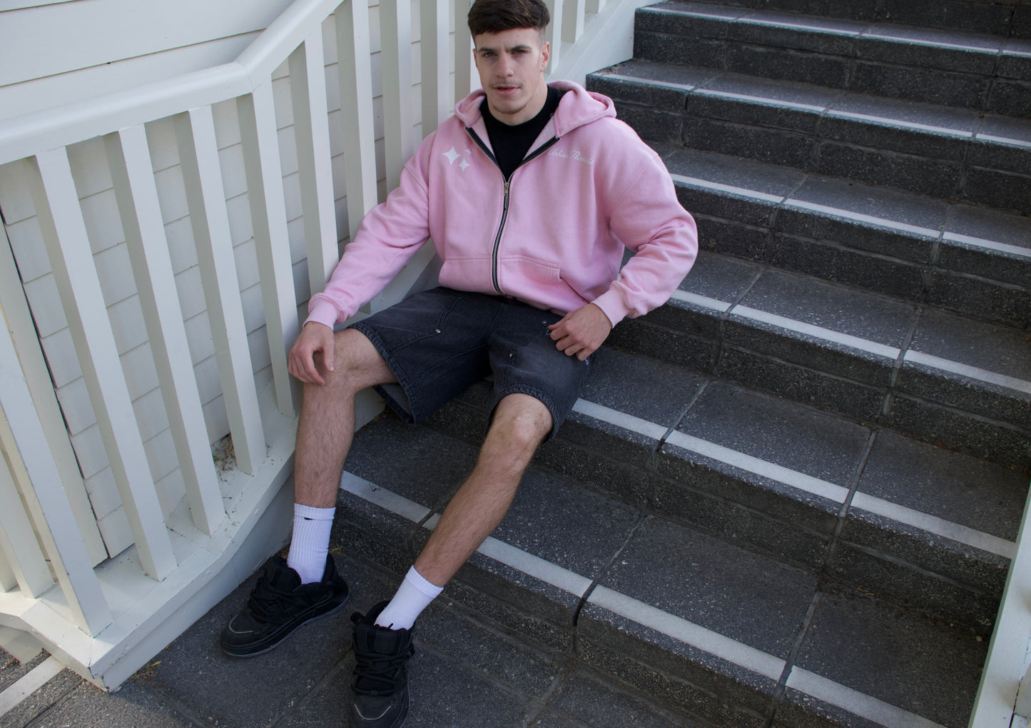 PINK ZIP UP