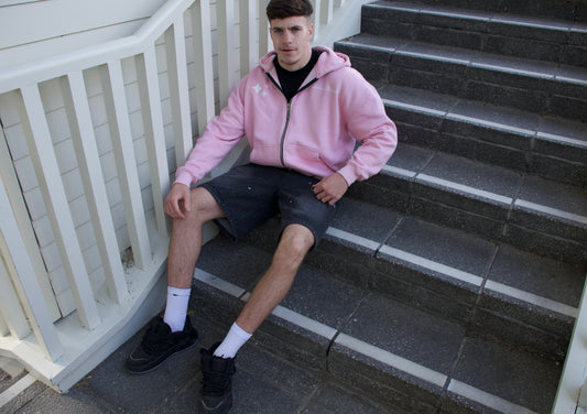 PINK ZIP UP